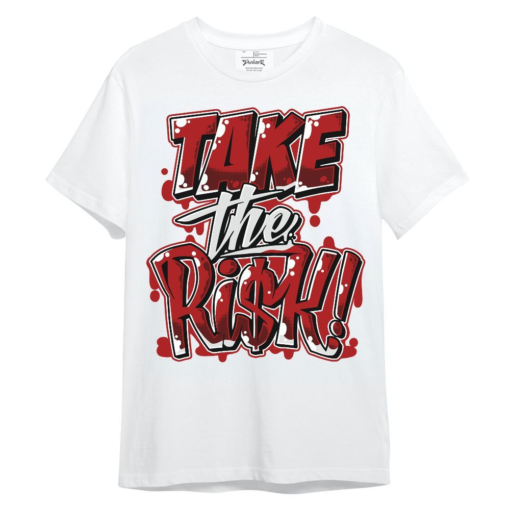 Shirt To Match Red Taxi 12s - Take Risks Unisex Shirt
