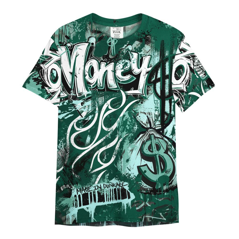 Shirt To Match Oxidized Green 4s - The Best Money All Over Print