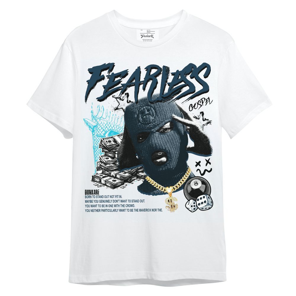 Shirt To Match Air Navy Baltic Blue - Fearless Gospel Streetwear Money Unisex Shirt
