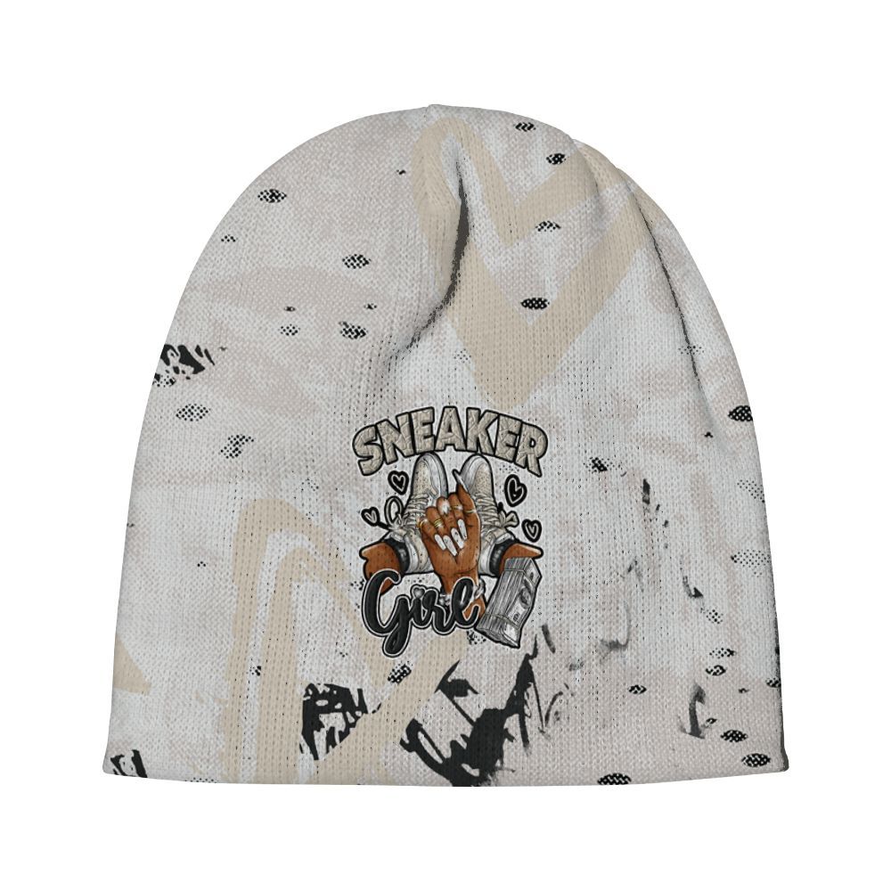 Beanie Hat To Match Retro Reverse Metallic 5s - Sneakerz Girlz Heart Grunge Graphic