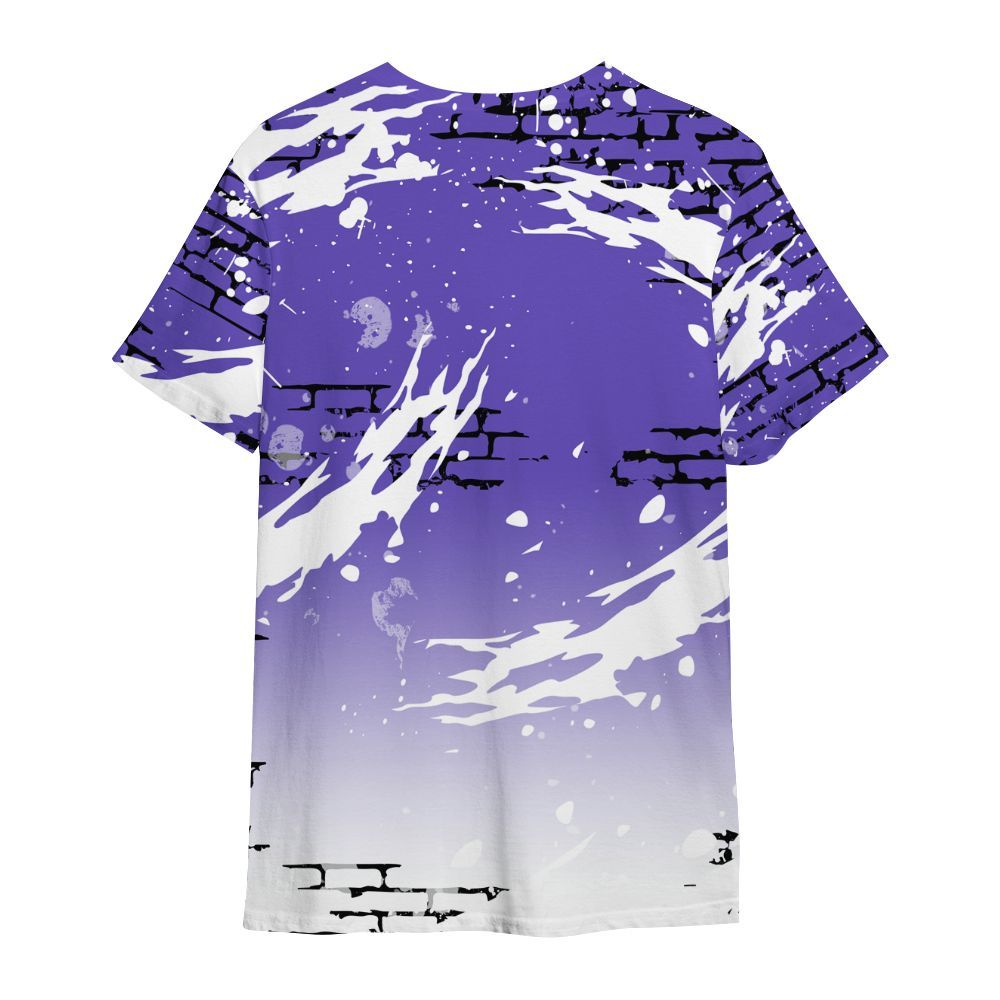 Shirt To Match Field Purple 12s - Values Of Loyalty Drip All Over Print