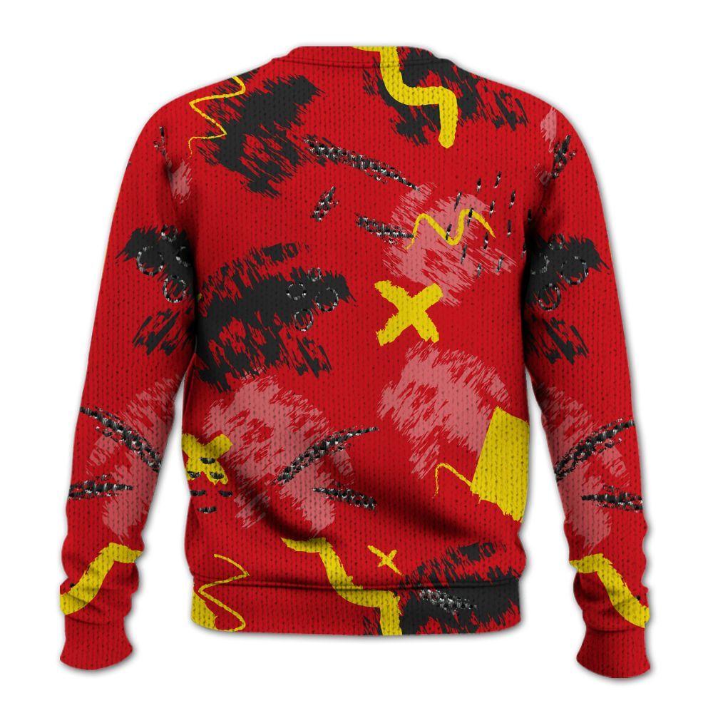Sweater To Match Ferrari 14s - Hustle Grind Pray Graphic