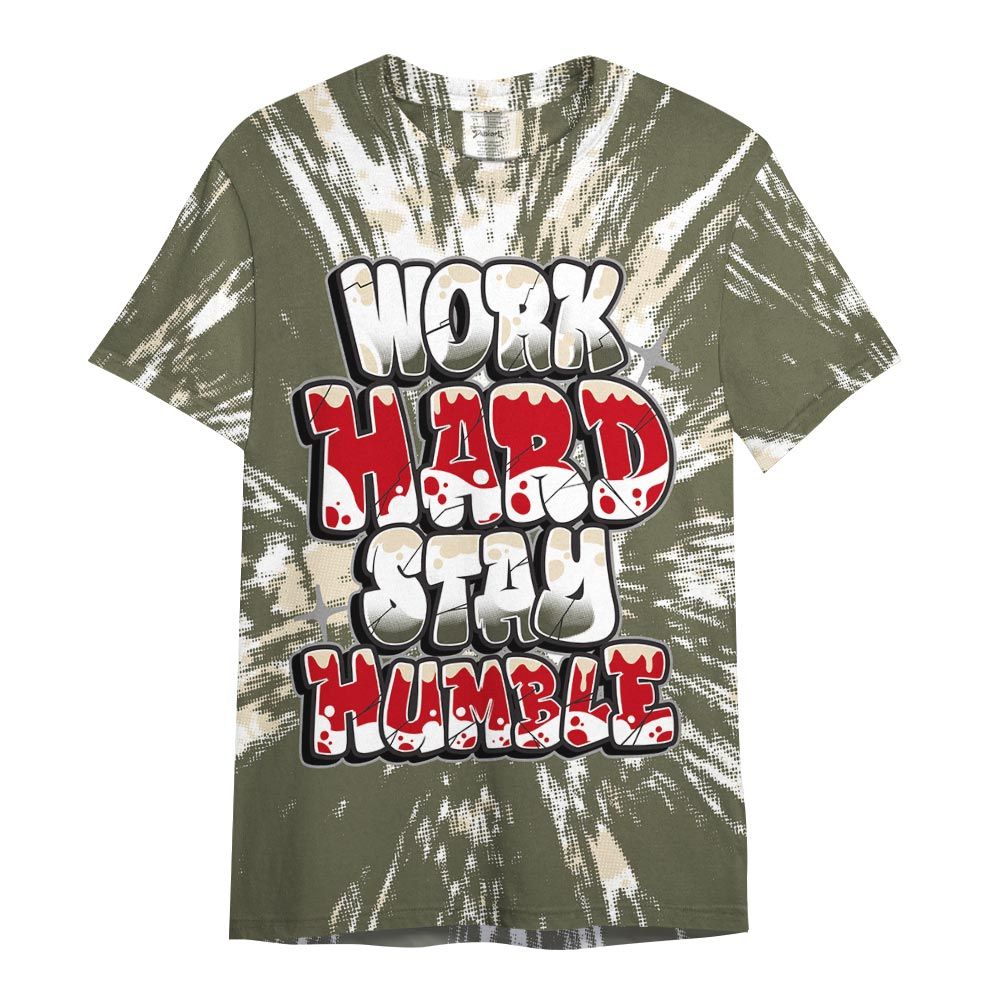 Shirt To Match Low OG Medium Olive 1s - Working Hard And Humble Luxury Shirt Unisex