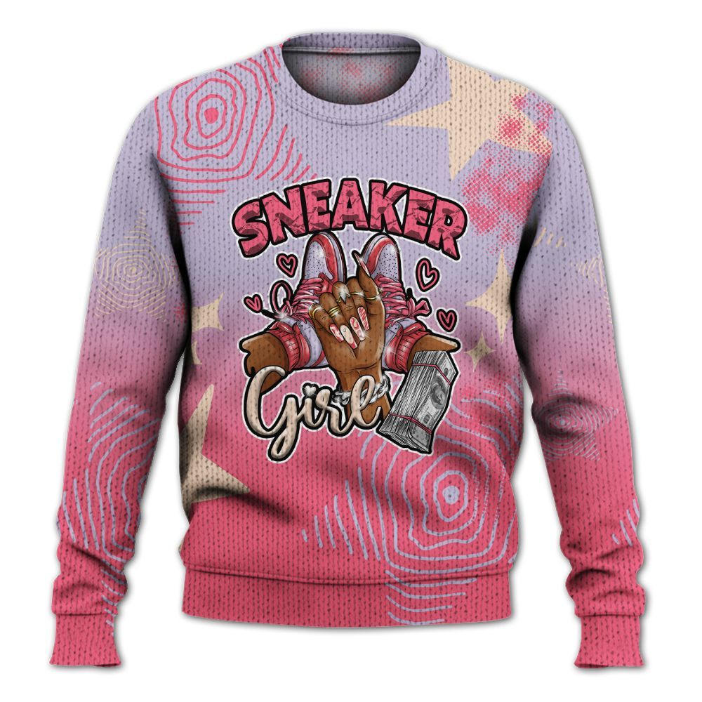 Sweater To Match Peanut Butter Jelly 5s - Sneakerz Girlz Unique Starz Graphic