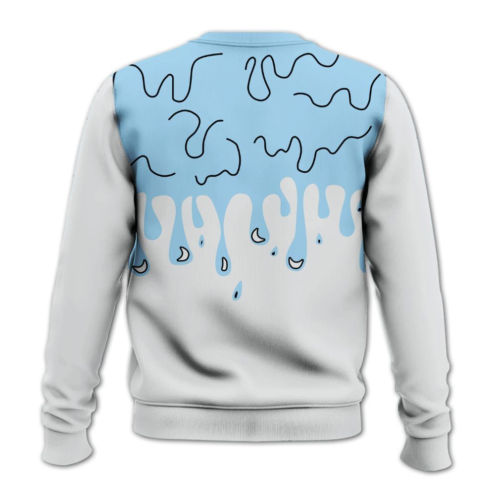 Sweatshirt To Match Legend Blue 11s - Snake Trust No One Drip All Over Print