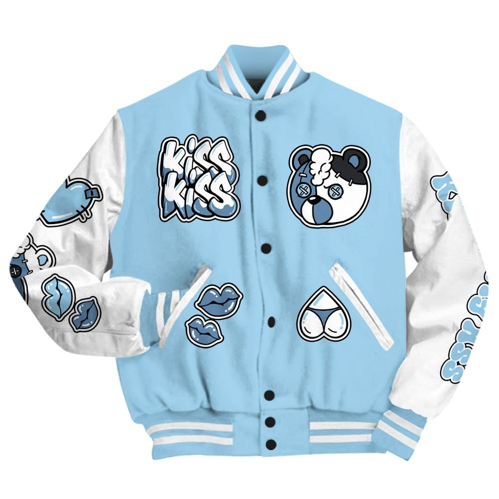 Varsity Jacket To Match Legend Blue 11s - Kiss My Hugz All Over Print