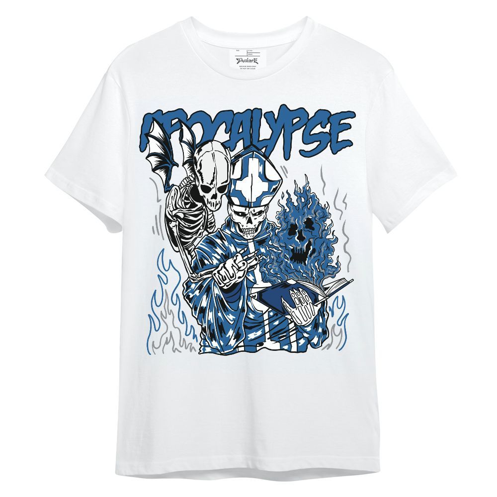 Shirt To Match French Blue 13s - Apocalypse Skeleton Unisex Shirt