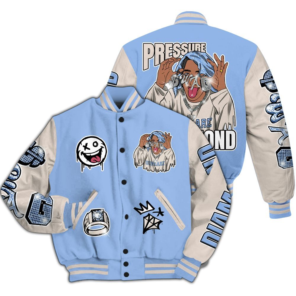 Varsity Jacket To Match Air Max 1 Royal Pulse - Pressures Makes Varsity Jacket To Match All Over Print