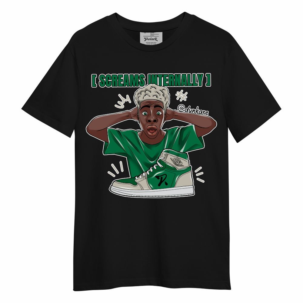 Shirt To Match Lucky Green 2s - Scream Internally Unisex Shirt