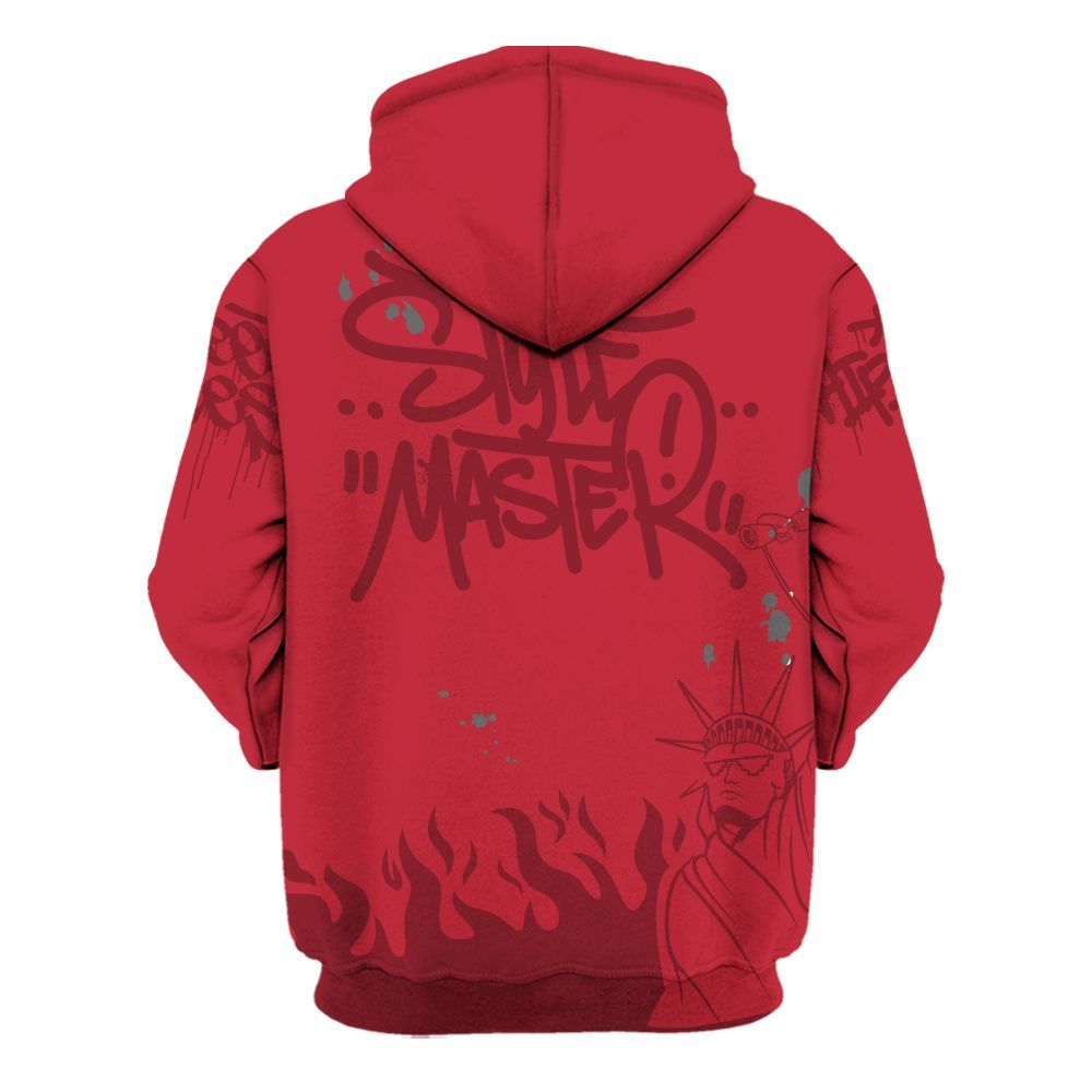 Hoodie To Match Red Flint 13s - Graphic Fck Around Find Out All Over Print