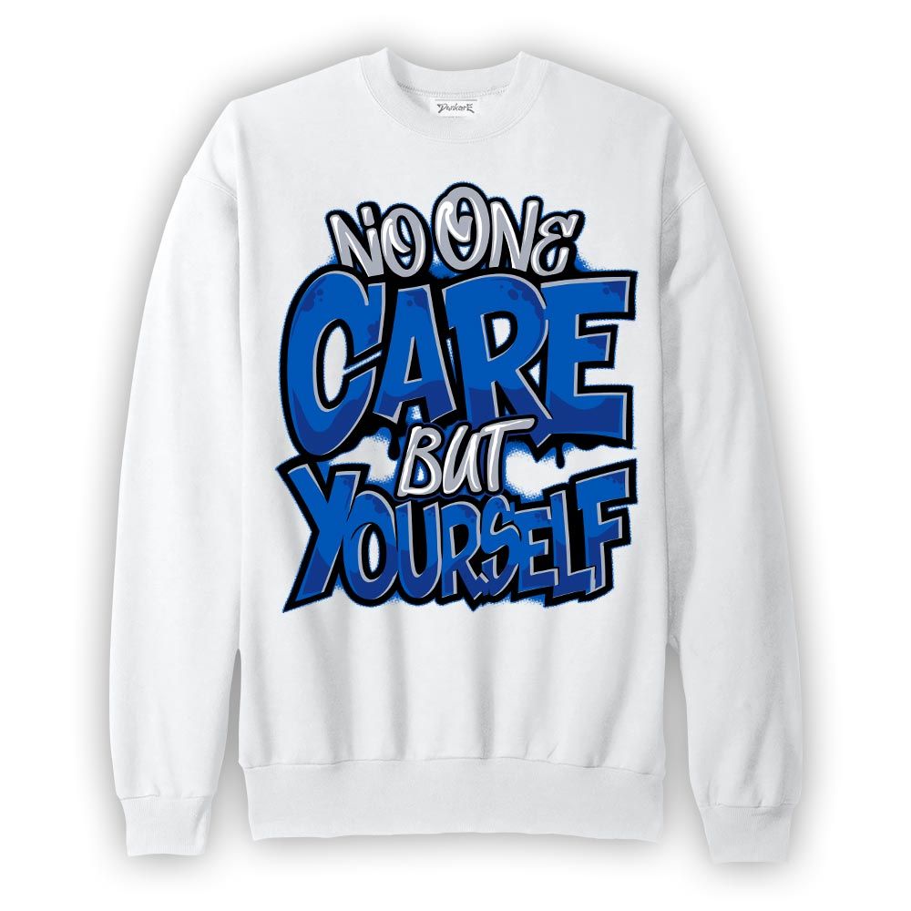 Sweatshirt To match Air Foamposite One Royal Sweatshirt - Cares Yourself Graphic Graphic