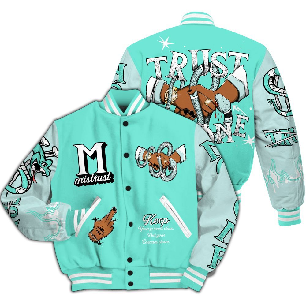 Varsity Jacket To Match Retro Low Igloo 11s - Trust No One Snake-Bite Street Style All Over Print