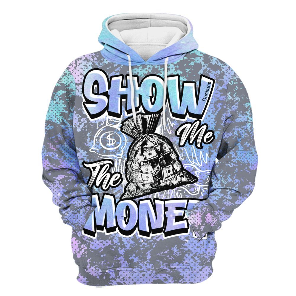 Hoodie To Match Zen Master 4s - Show Me The Money Retro All Over Print