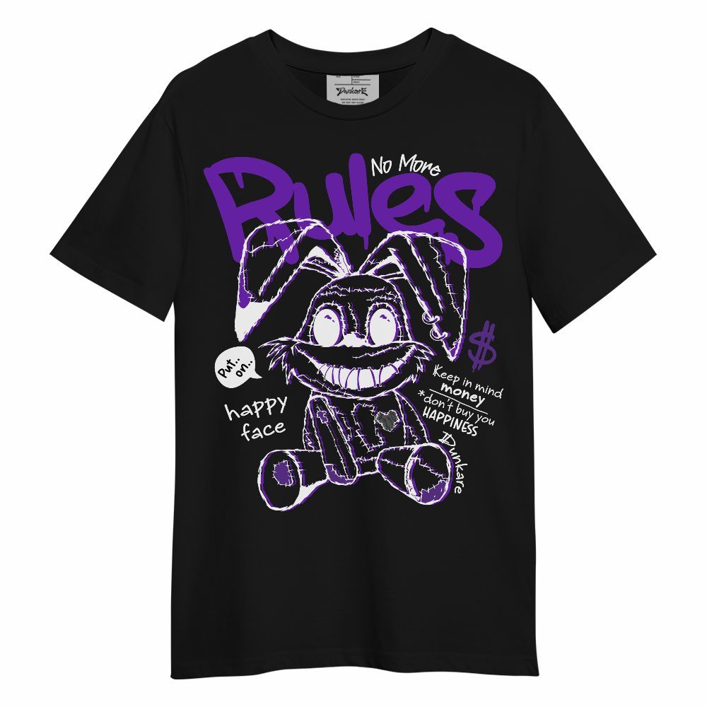 Shirt To Match Retro Dark Iris 3s - No More Rules Unisex Shirt