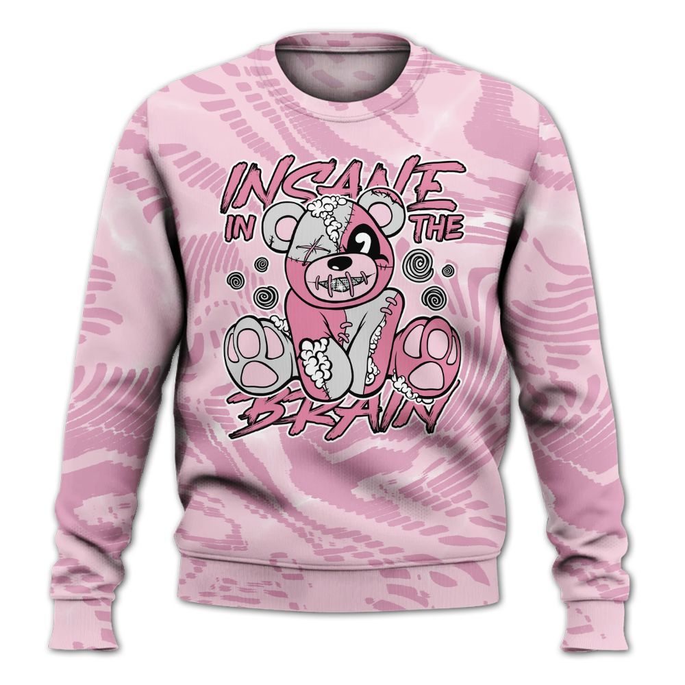 Sweatshirt To Match Orchid 4s - Insanes Bear Fume All Over Print