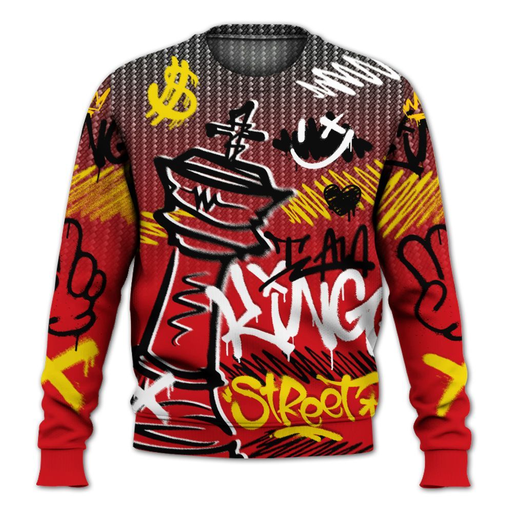 Sweatshirt To Match Ferrari 14s - Street King Chess Streetwear All Over Print