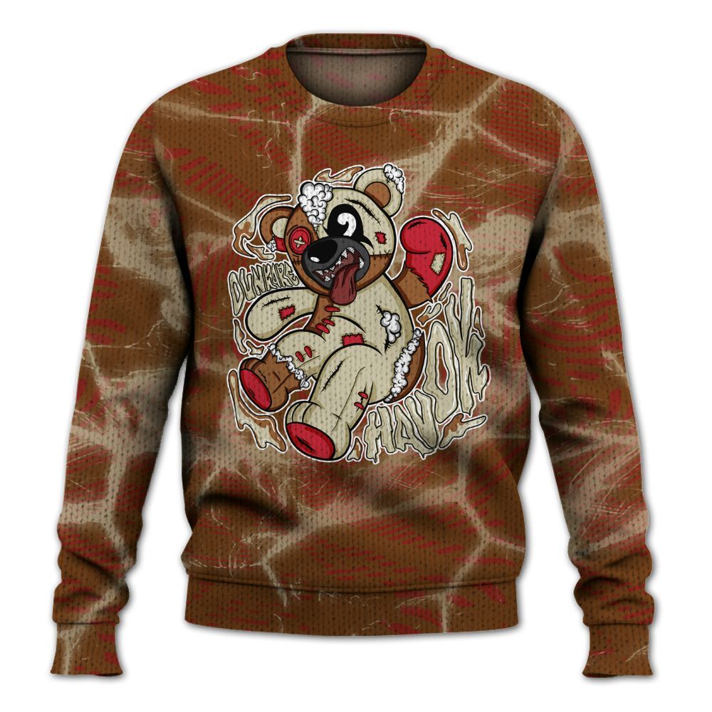 Knitted Sweater To Match Archaeo Brown 5s - Havok Bear