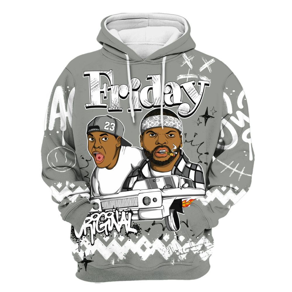 Hoodie To Match Paris Olympics 4s - Friday Sneaker Crayon All Over Print