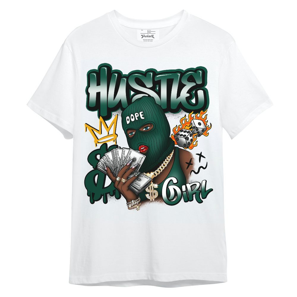 Shirt To Match Oxidized Green 4s - Money Hustles Girl Streetwear Unisex Shirt