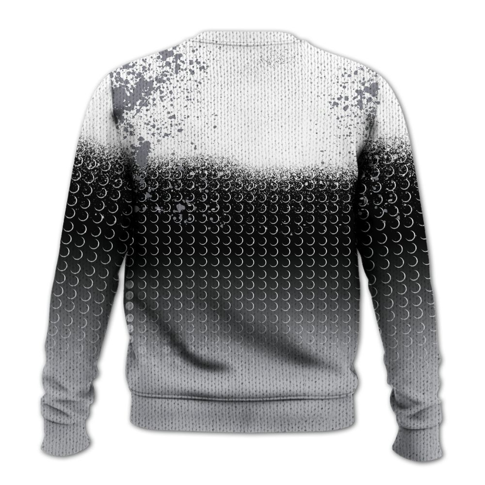 Knitted Sweater To Match Low Cement Grey 11s - Halftone Time Is Money