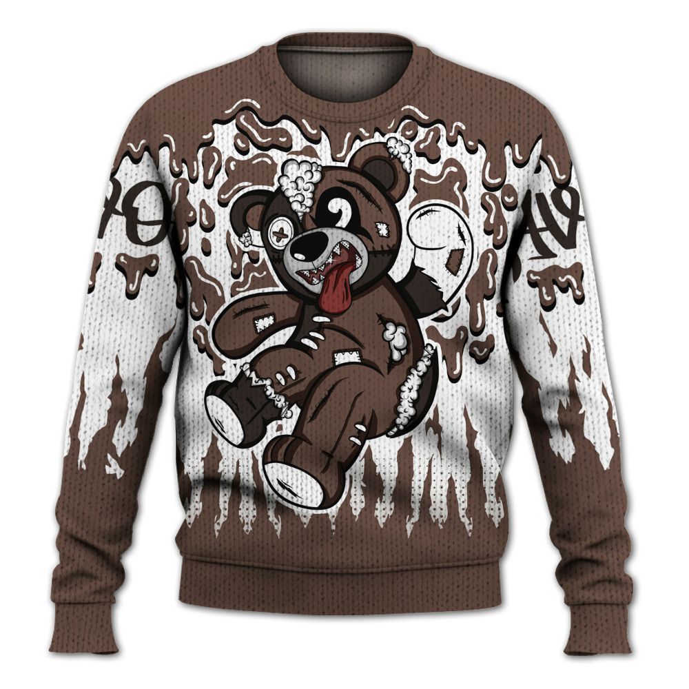 Knitted Sweater To Match Air Force 1 Low Escape - Havok Bear Dripping