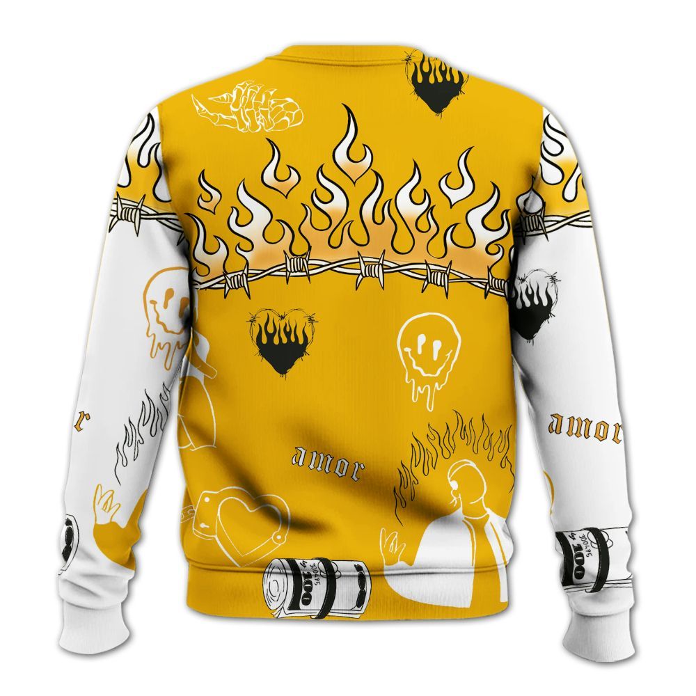 Sweatshirt To Match Del Sol 13s - Snake Trust No One All Over Print