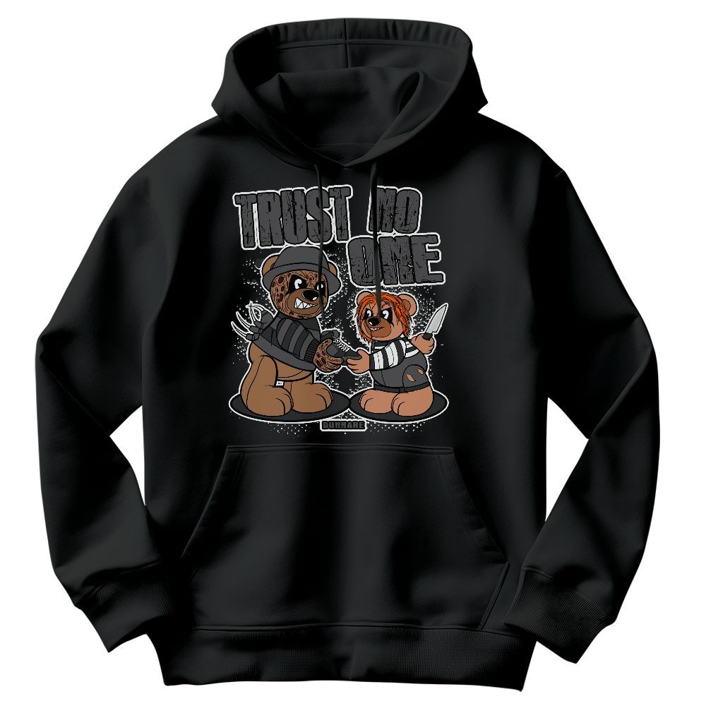 Sweatshirt To Match White Thunder 4s - Trust No One Bear Graphic