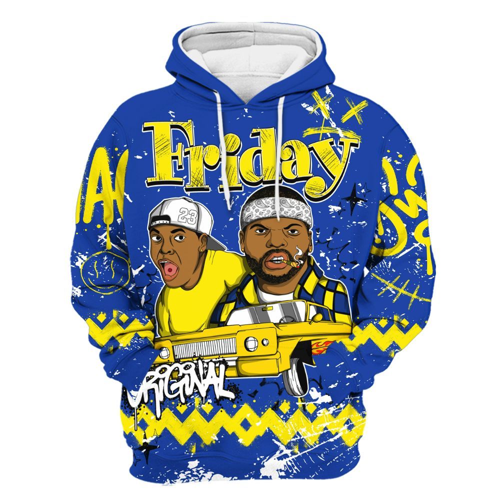 Hoodie To Match Laney 14s - Friday Sneaker Crayon All Over Print