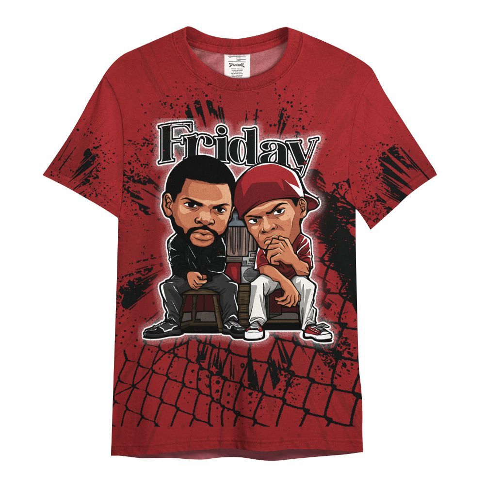 Shirt To Match Alternate Flu Game 12s - Friday Movie All Over Print