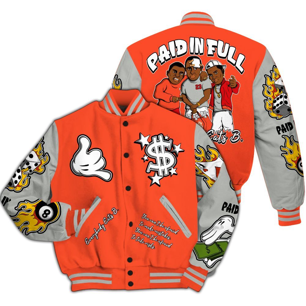 Varsity Jacket To Match Air Max 1 86 Cosmic Clay - Everybody Paid In Full Graphic All Over Print