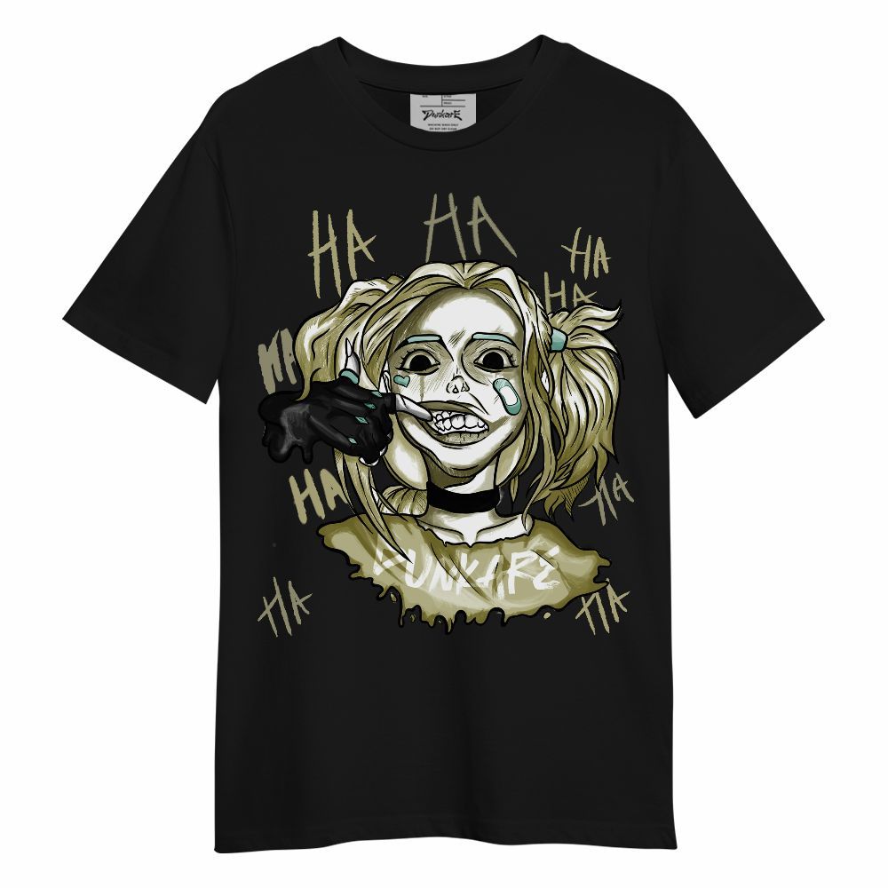 Shirt To Match Dunk Low Suede Olive Aura - Bad Girl HAHA Unisex Shirt