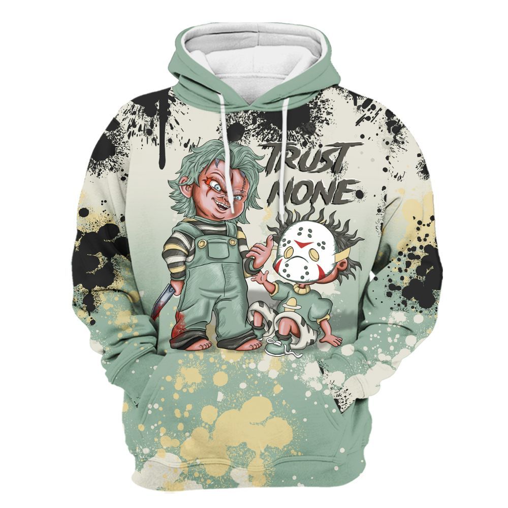 Hoodie To Match Joins Year Of The Snake 5s - Trust No One Scary All Over Print