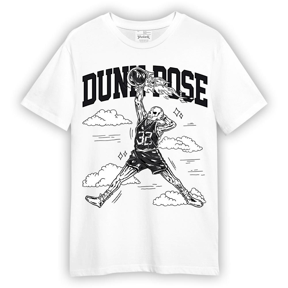 Shirt To Match White Thunder 4s - Pose Skeleton Shirt Unisex