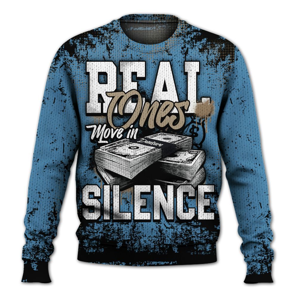 Knitted Sweater To Match Air Force 1 Stash - Move In Silence Money Street Retro