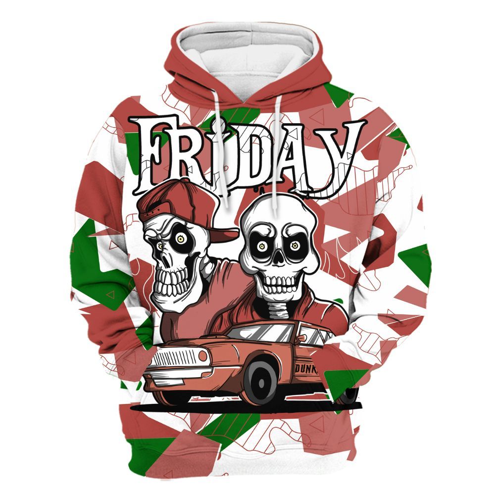 Hoodie To Match Dune Red 13s - Friday Funny Retro All Over Print