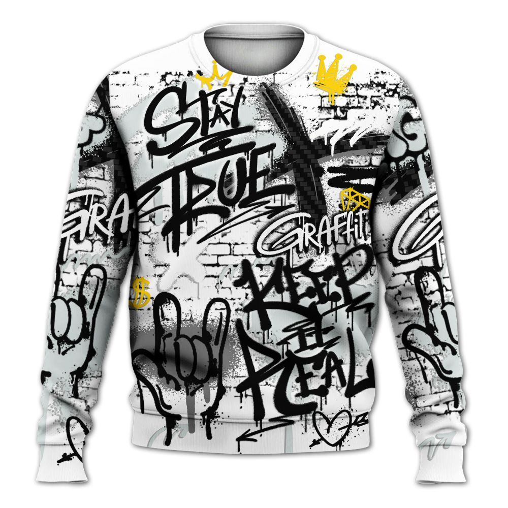 Sweatshirt To Match Kobe 9 Protro Halo - True It Real Graffiti Streetwear All Over Print