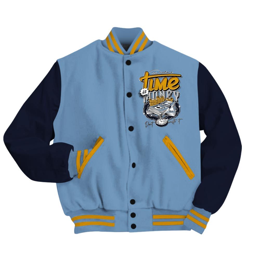 Varsity Jacket To Match High OG First In Flight 1s - Time Is Money Varsity Jacket Outfit 1305 HDT