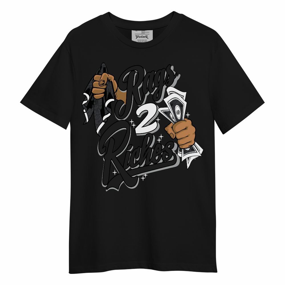 Shirt To Match Black Cat 3s - Rag 2 Riches Unisex Shirt
