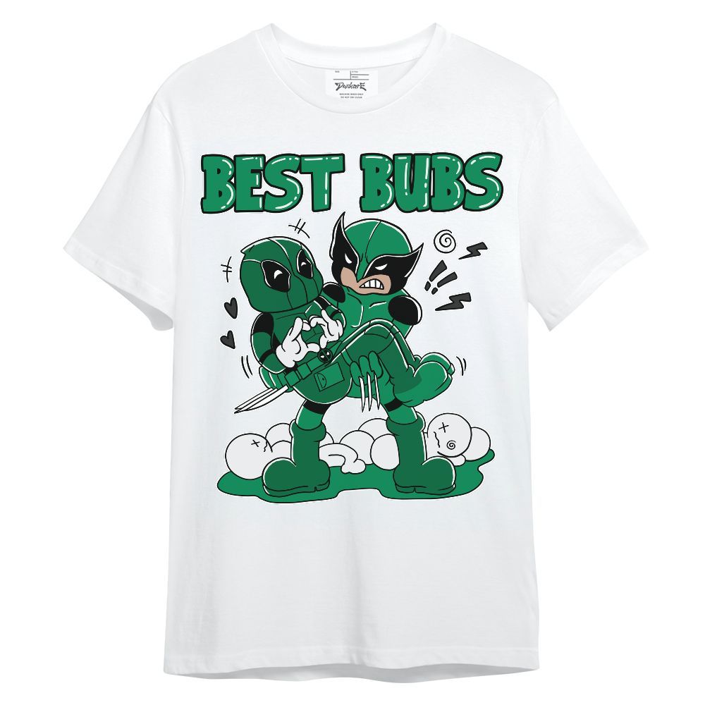 Shirt To Match Mid Lucky Green 1s - Bubs Cartoon Unisex Shirt