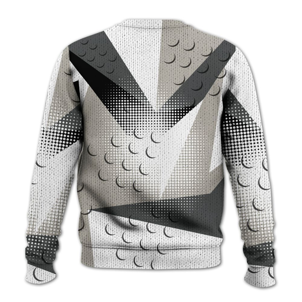 Knitted Sweater To Match Dunk Low Appears Oreo - Poly Custom Name Number 23 5s