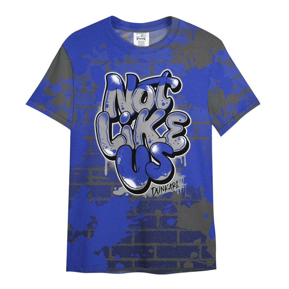Shirt To Match Air Max Plus Black Racer Blue - None Like Us Graphic Brick Art All Over Print