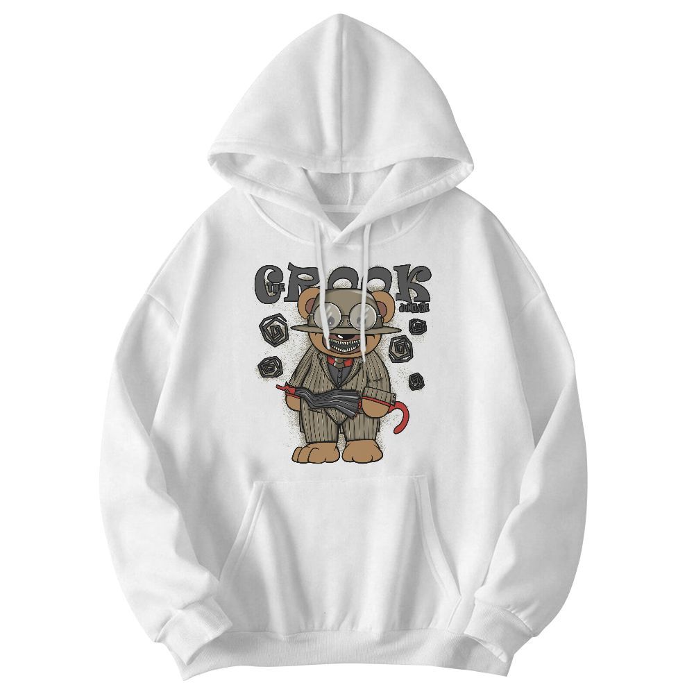 Sweatshirt To Match Olive 9s - Swindler Bear Graphic