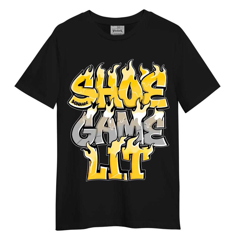 Shirt To Match Vivid Sulfur 4s T-- Shoe Game Lit Graphic T-Shirt Unisex