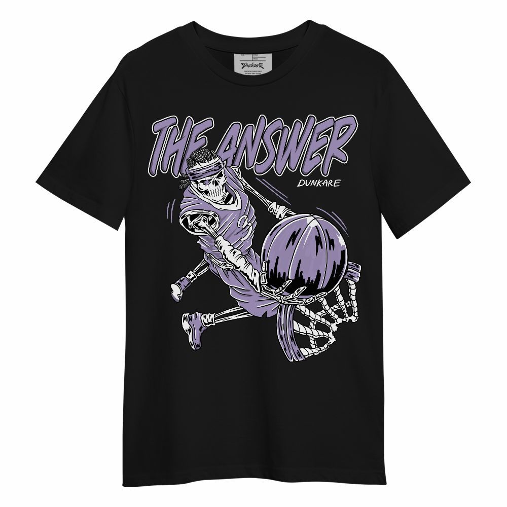 Shirt To Match Low Pure Violet 11s - The Answer Skeleton Unisex Shirt