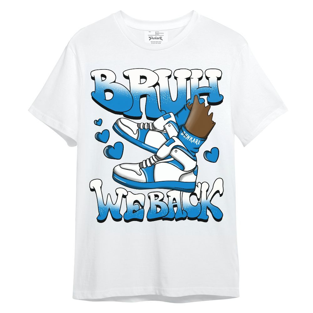 Shirt To Match Industrial Blue 4s - Graphic Back To School Military Blue 4s Unisex Shirt