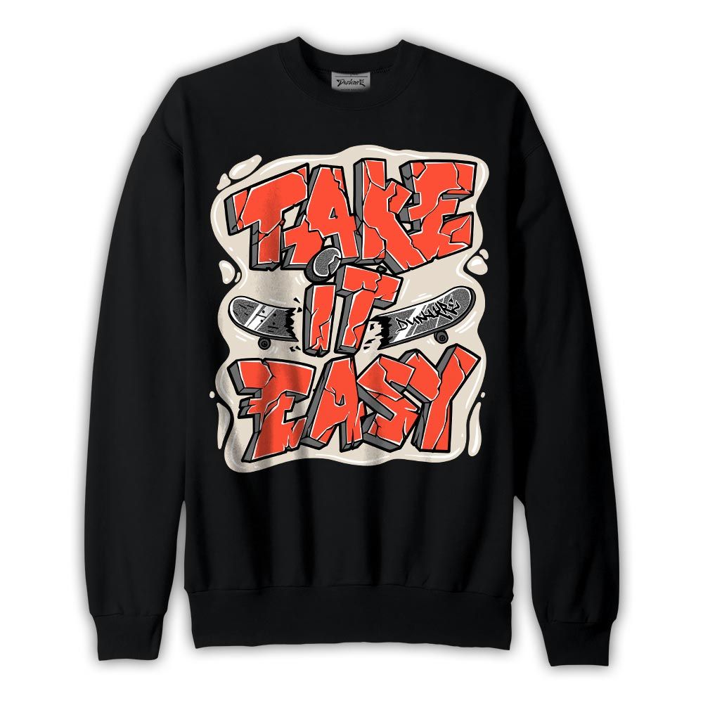 Sweatshirt To match Georgia Peach 3s Sweatshirt - Take It Easy Graffiti Graphic