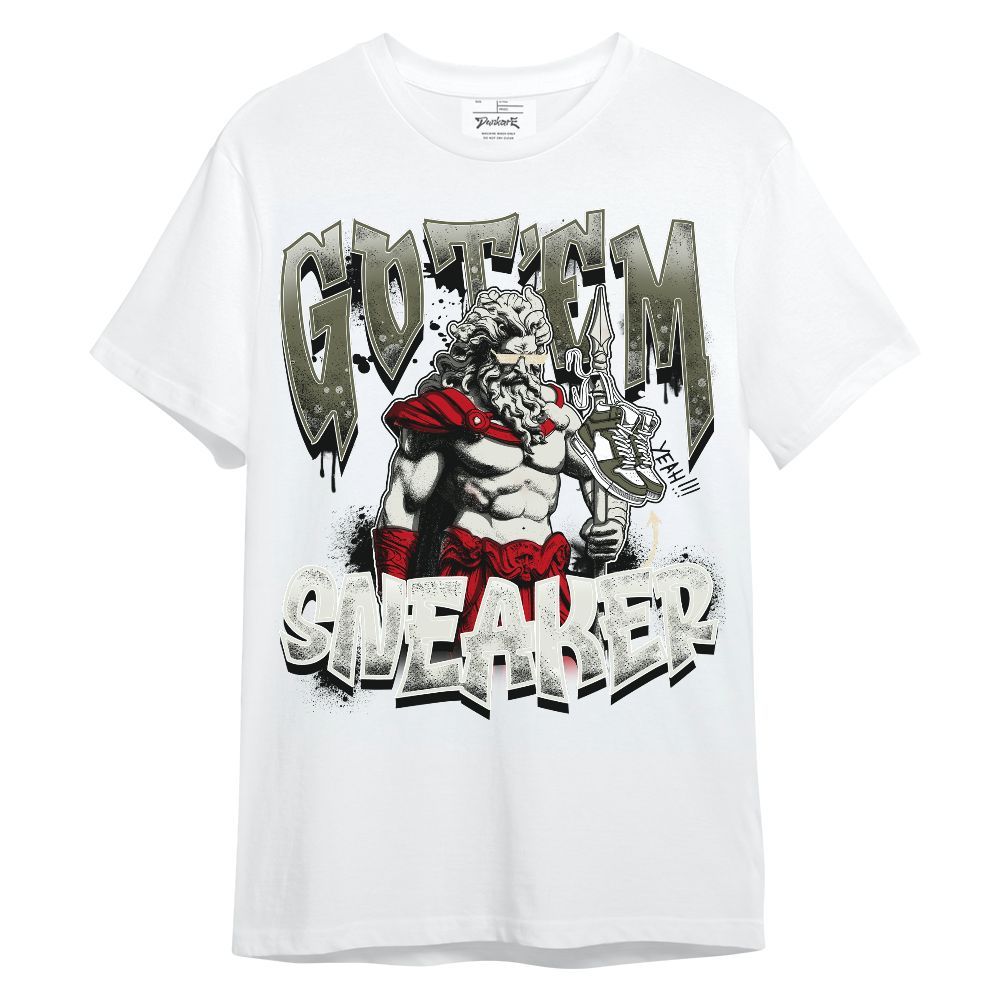 Shirt To Match Travis Scott Low OG Medium Olive 1s - Got'Em Sneaker Unisex Shirt