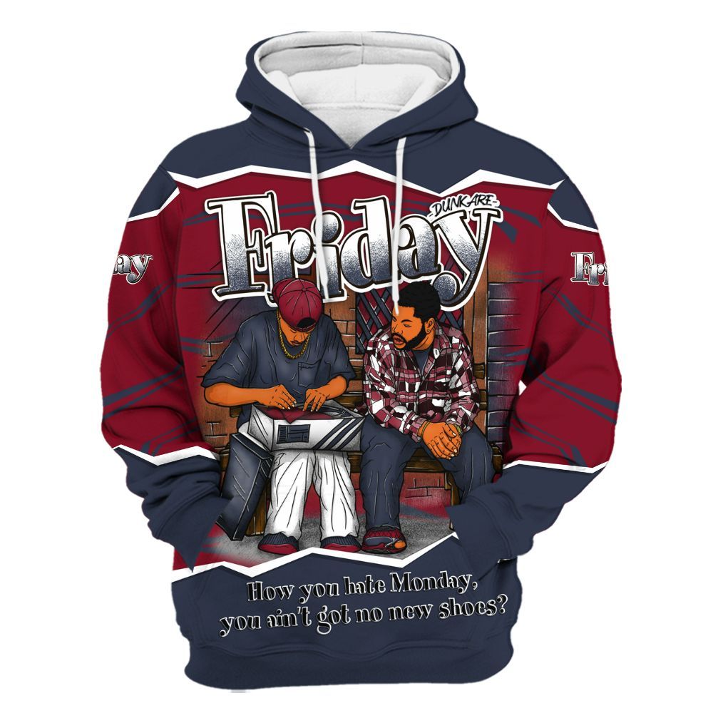 Hoodie To Match OG Low Howard University 2026 1s - Friday Movie 90s TV All Over Print