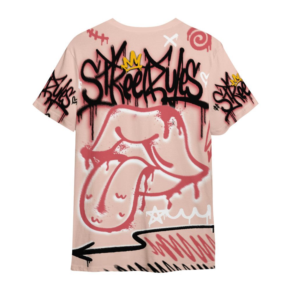 Shirt To Match Washed Coral 2s Shirt, Streetwear Break The Rules All Over Print