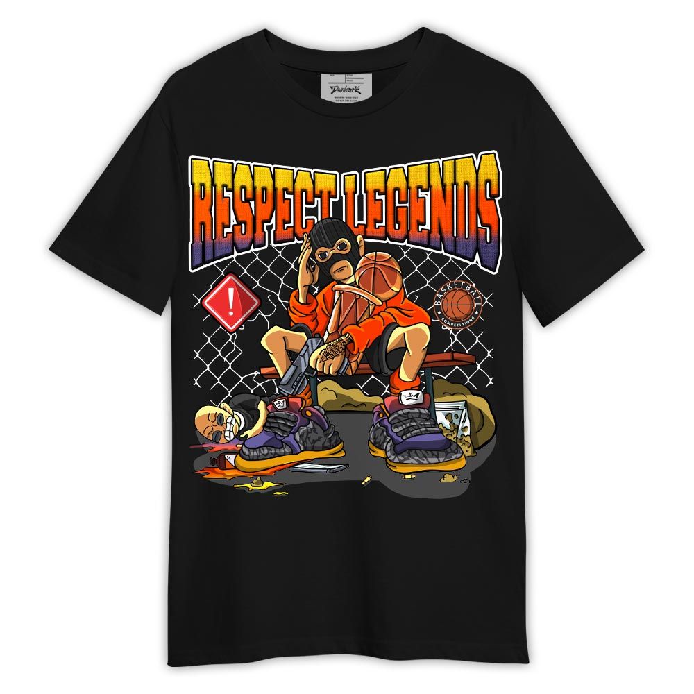 Shirt To Match J Balvin Rio 3s - Respect Legends Basketball Shirt Outfit 1005 TCD